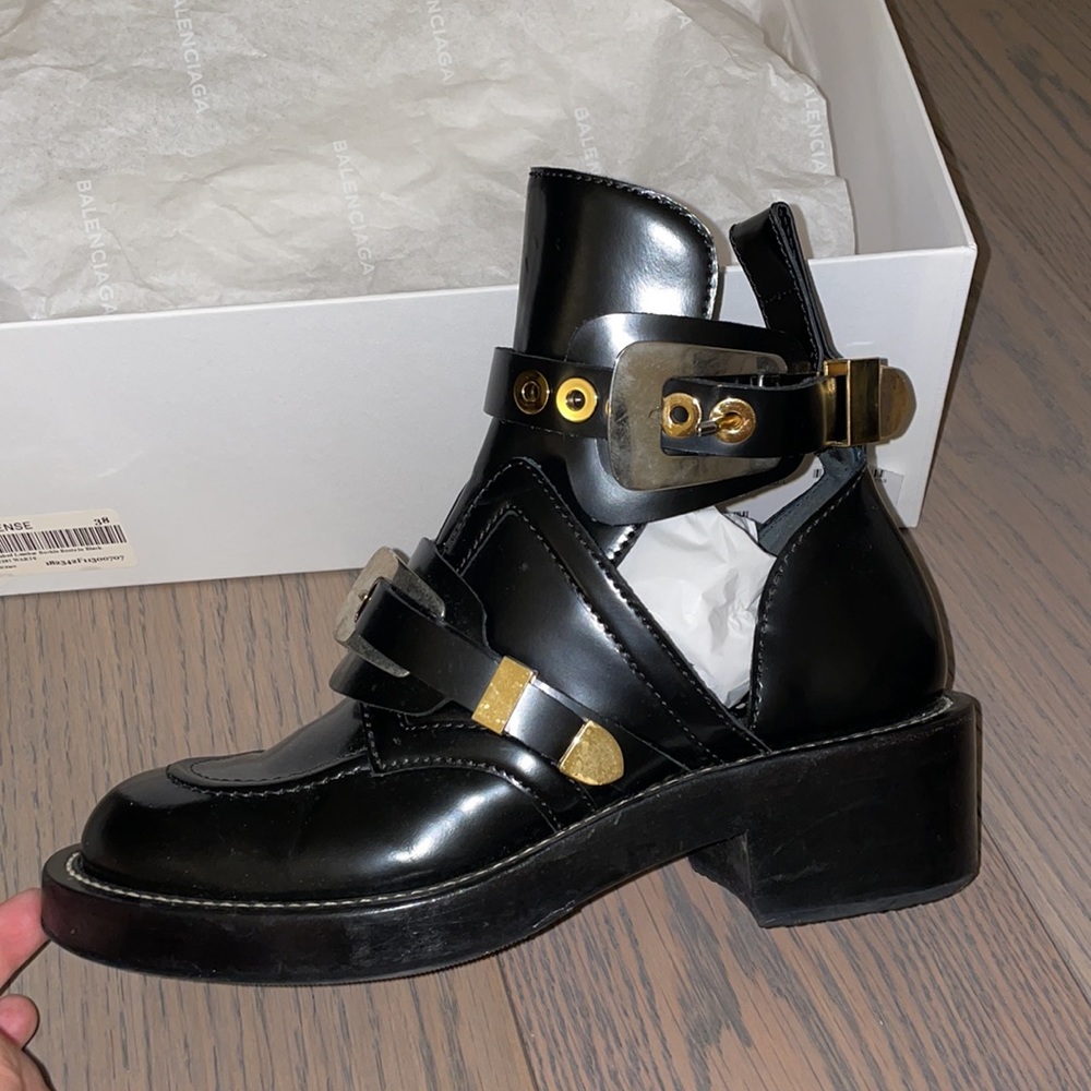 Balenciaga Ceinture Ankle Boots
